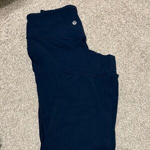 lululemon Navy Blue Align Cropped Jogger